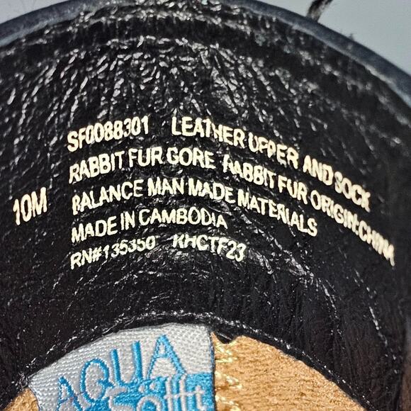 NEW Sofft Jordie Ankle Boot Women 10 Black Leather Waterproof Chelsea Block Heel - Picture 13 of 14